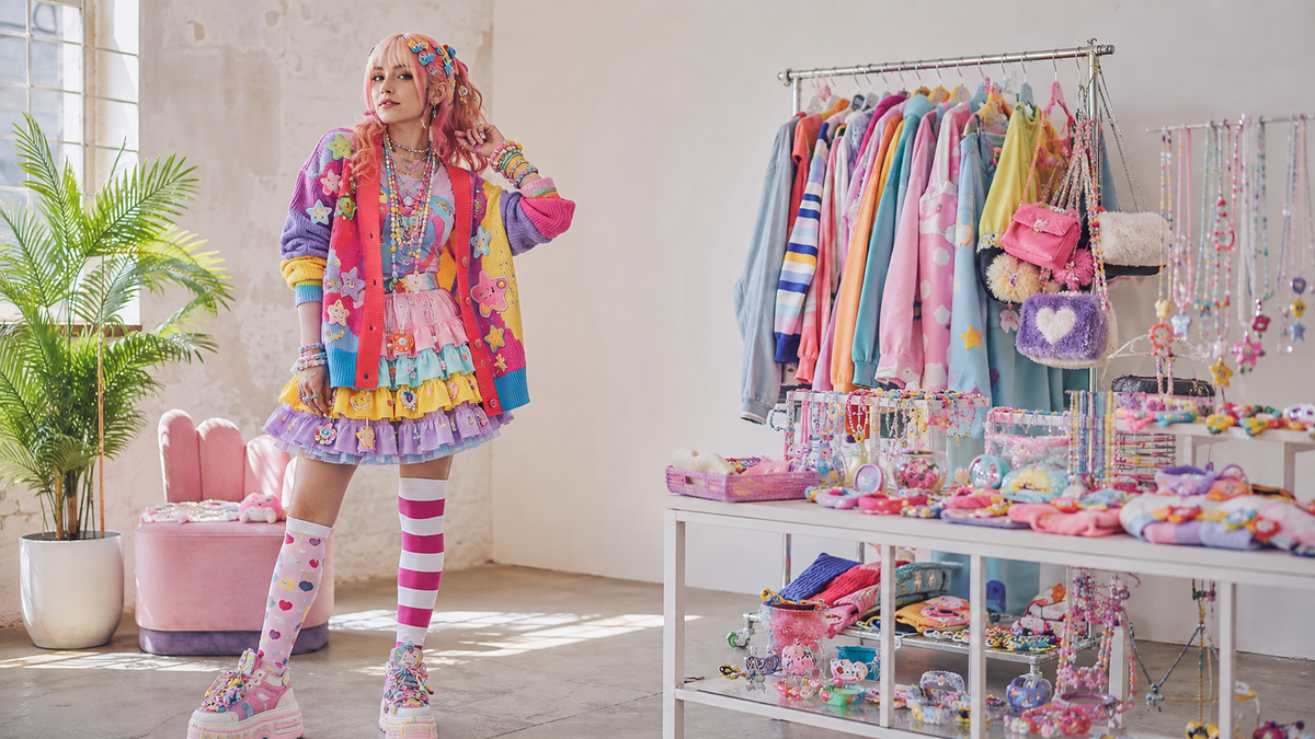 Decora Kei Style Guide: How to Build a Colorful Harajuku Outfit - Accessory Stacking, Colorful Fashion, Decora Kei,