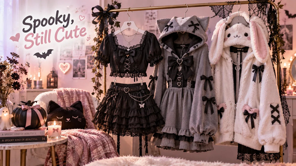 Cute Halloween Outfits That Aren’t Costumes: 11 Kawaii Spooky-Season Looks - Cute Halloween Outfits, Fall Style,