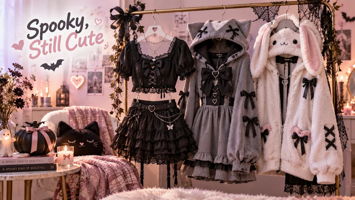 Cute Halloween Outfits That Aren’t Costumes: 11 Kawaii Spooky-Season Looks - Cute Halloween Outfits, Fall Style,