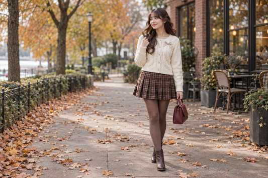 Cute Fall Outfits for Pictures: 7 Kawaii Photo-Ready Formulas - Autumn Fashion, Cute Fall Outfits, Fall Photo Outfits,
