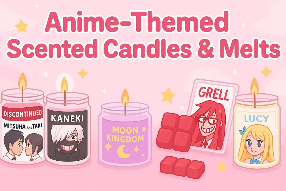 ✨ Light Up Your World with Anime-Inspired Scented Candles and Wax Melts! ✨ - anime candles, anime collection, anime