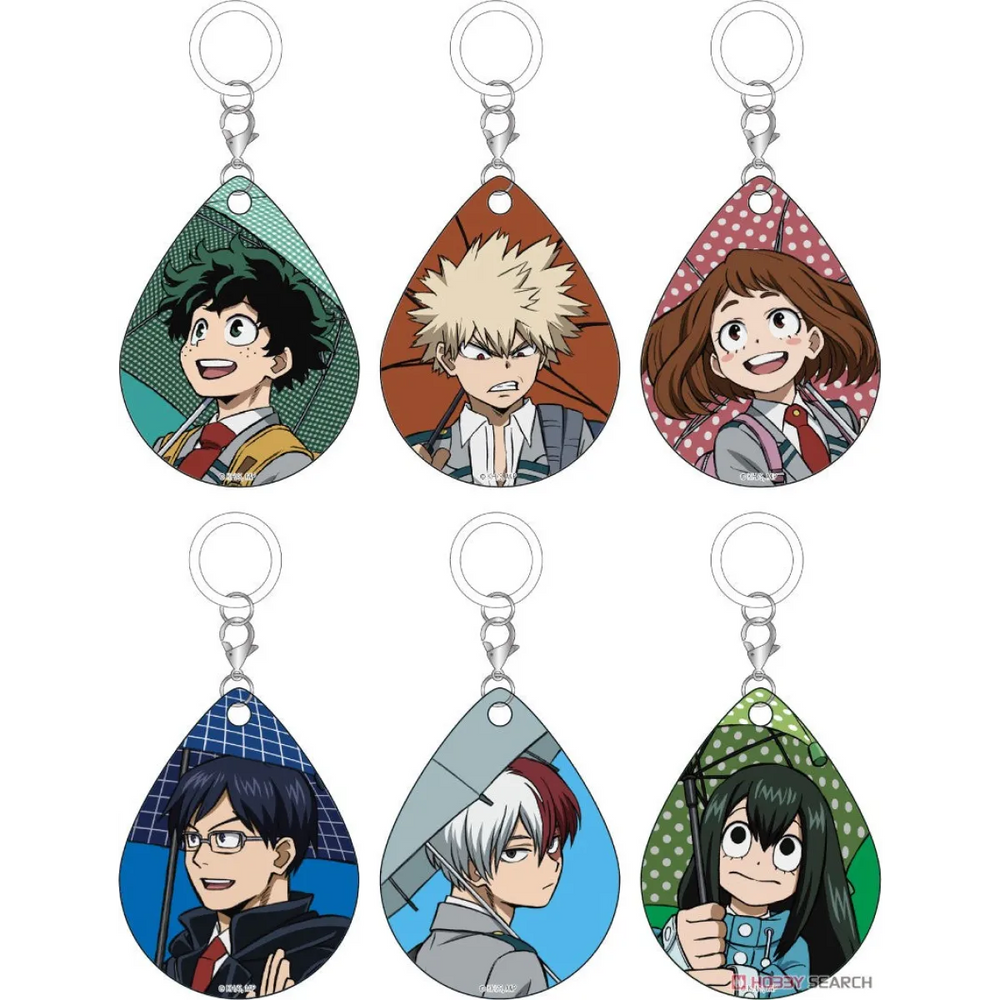 My Hero Academia Trading Acrylic Charm (Umbrella Maker) (Rainy Day) Keychain blind box (1 Blind Box) Best Sellers
