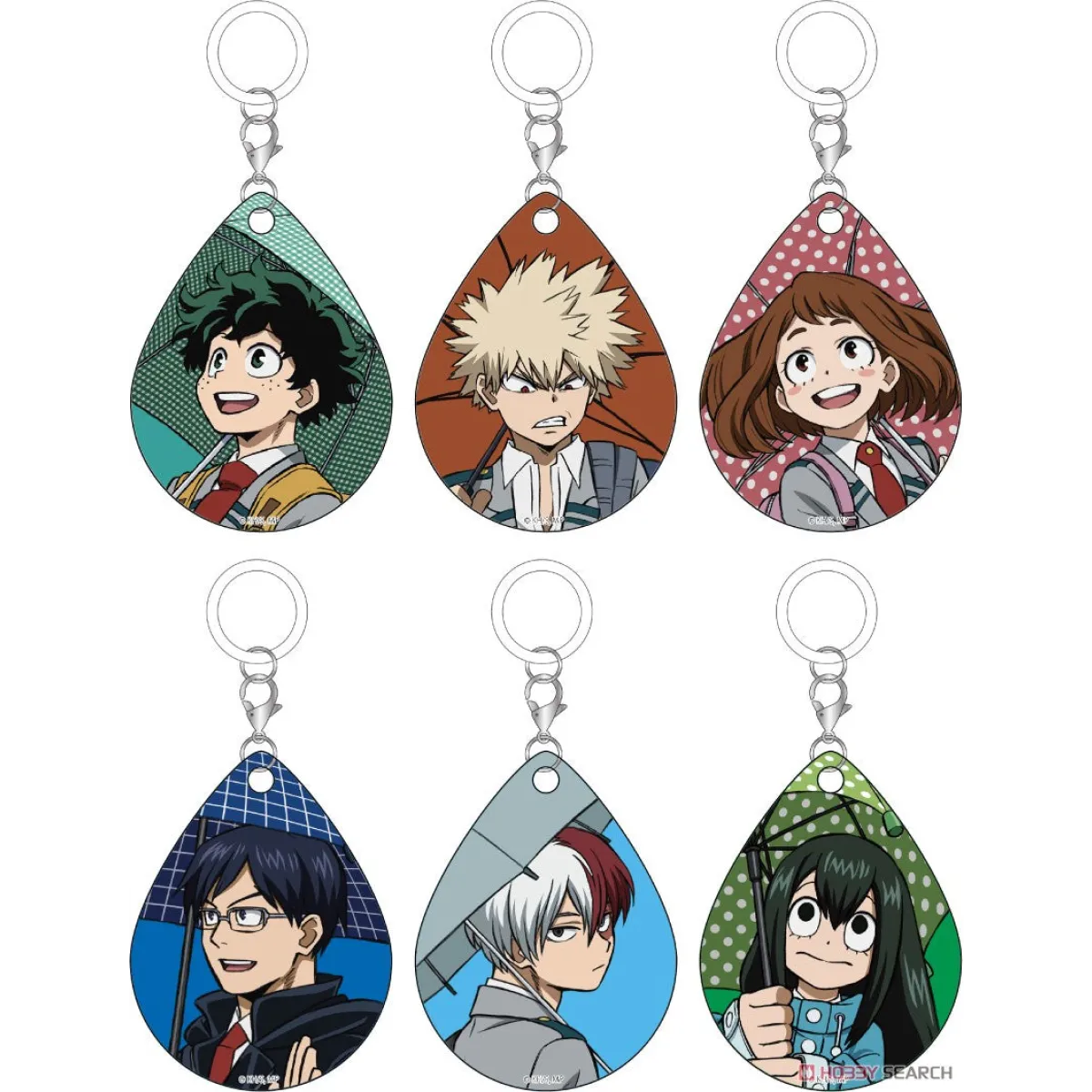 My Hero Academia Trading Acrylic Charm (Umbrella Maker) (Rainy Day) Keychain blind box (1 Blind Box) Best Sellers