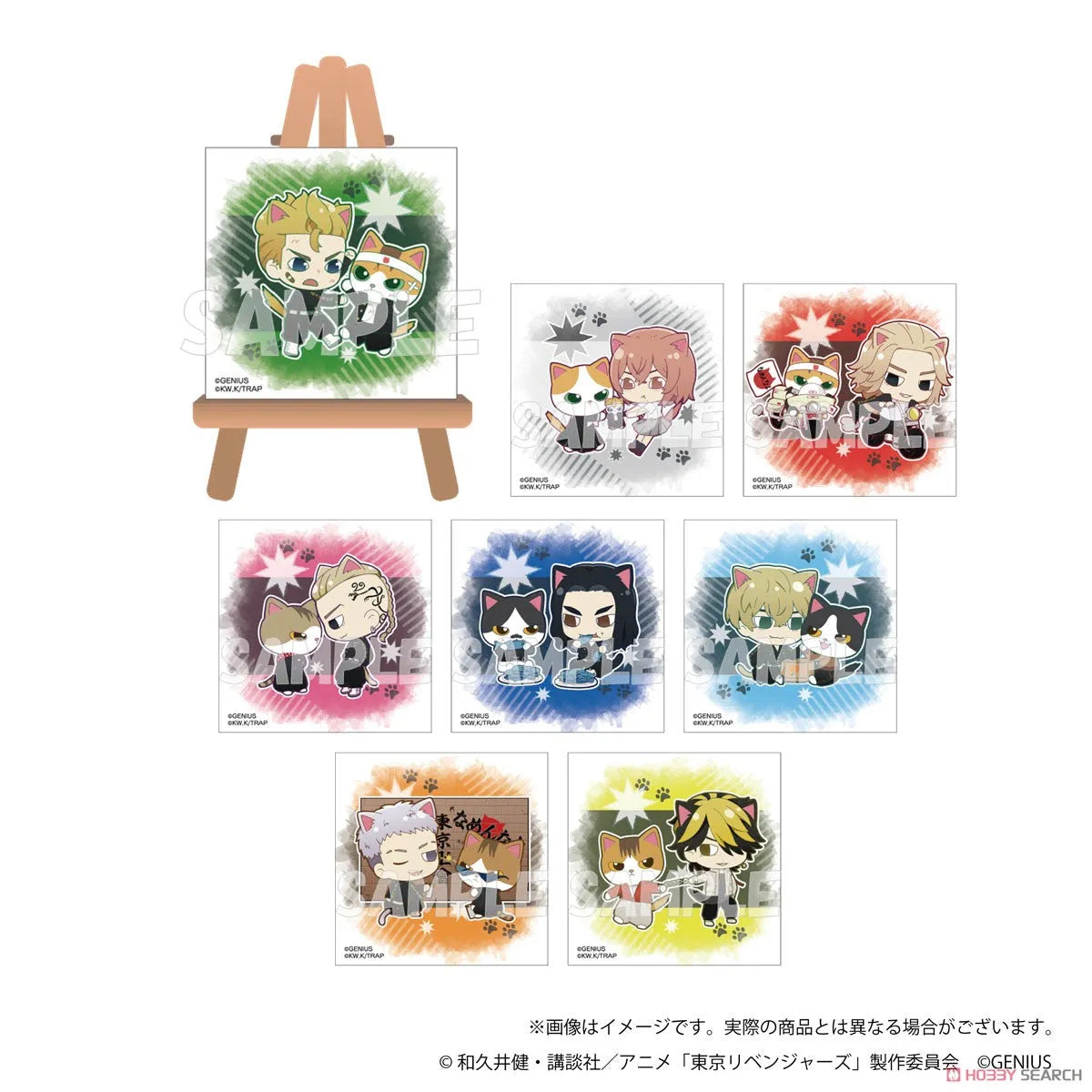 Tokyo Revengers x Perlorian Trading Puchi Canvas Collection Blind Box (1 Blind Box) - Best Sellers - Figures - 1