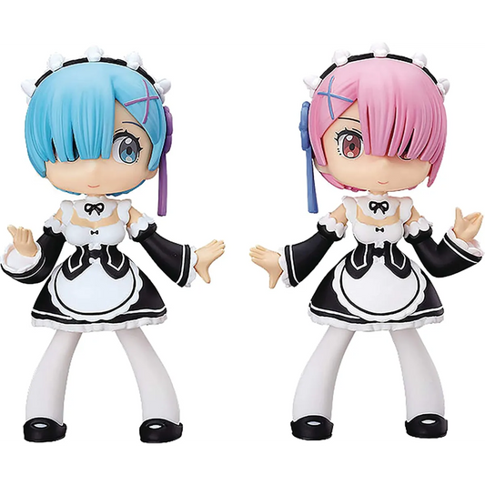 Fine Clover Re:Zero - Starting Life in Another World: Yurumari Rem & Ram Soft Vinyl Figures - Best Sellers - Figures - 1