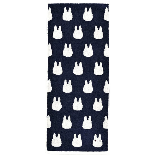 Studio Ghibli Silhouette Series (Face Towel) My Neighbor Totoro Marushin Silhouette Towel Series Blue - Best Sellers