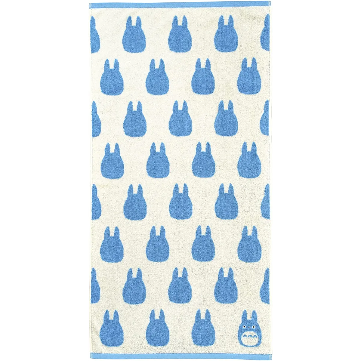 Studio Ghibli Silhouette Series (Bath Towel) My Neighbor Totoro Marushin Silhouette Towel Series Light Blue - Best