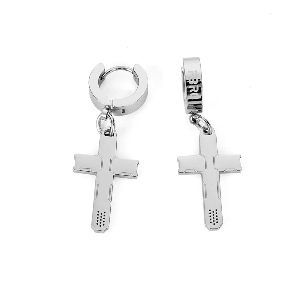 CRX-20 Stainless Steel Cross Earrings - Best Sellers - Earrings - 1