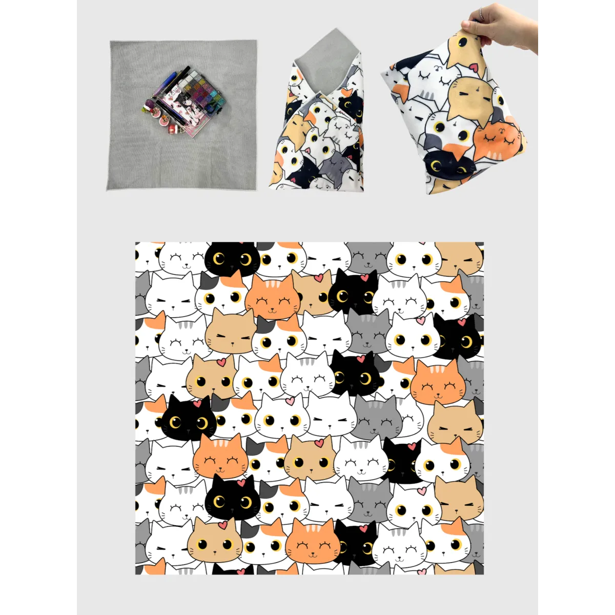 Magic Cat Print Makeup Bag - Best Sellers - Pouch / Makeup Bag - 1