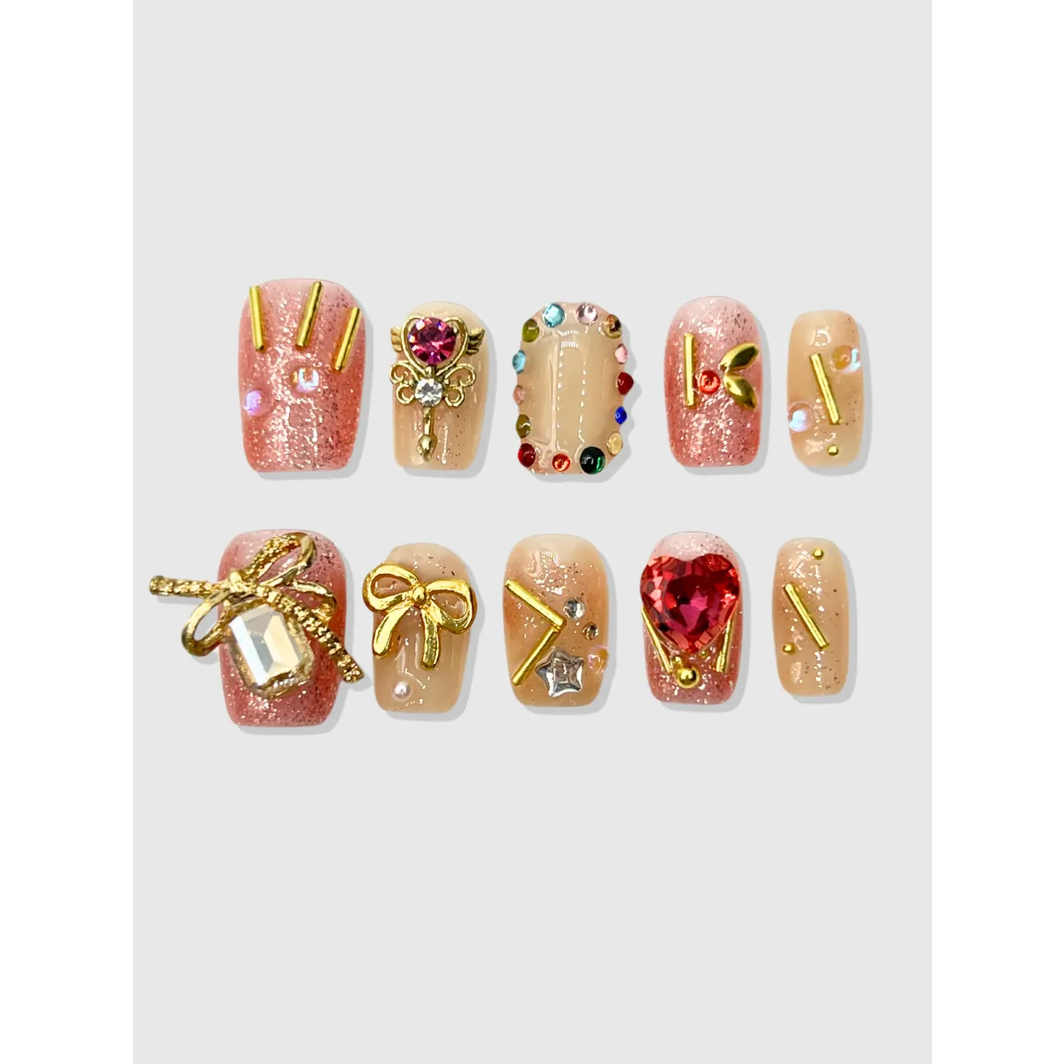 Magical Girl Sparkle Press-On Nails Set - Best Sellers - Cosmetics - 1