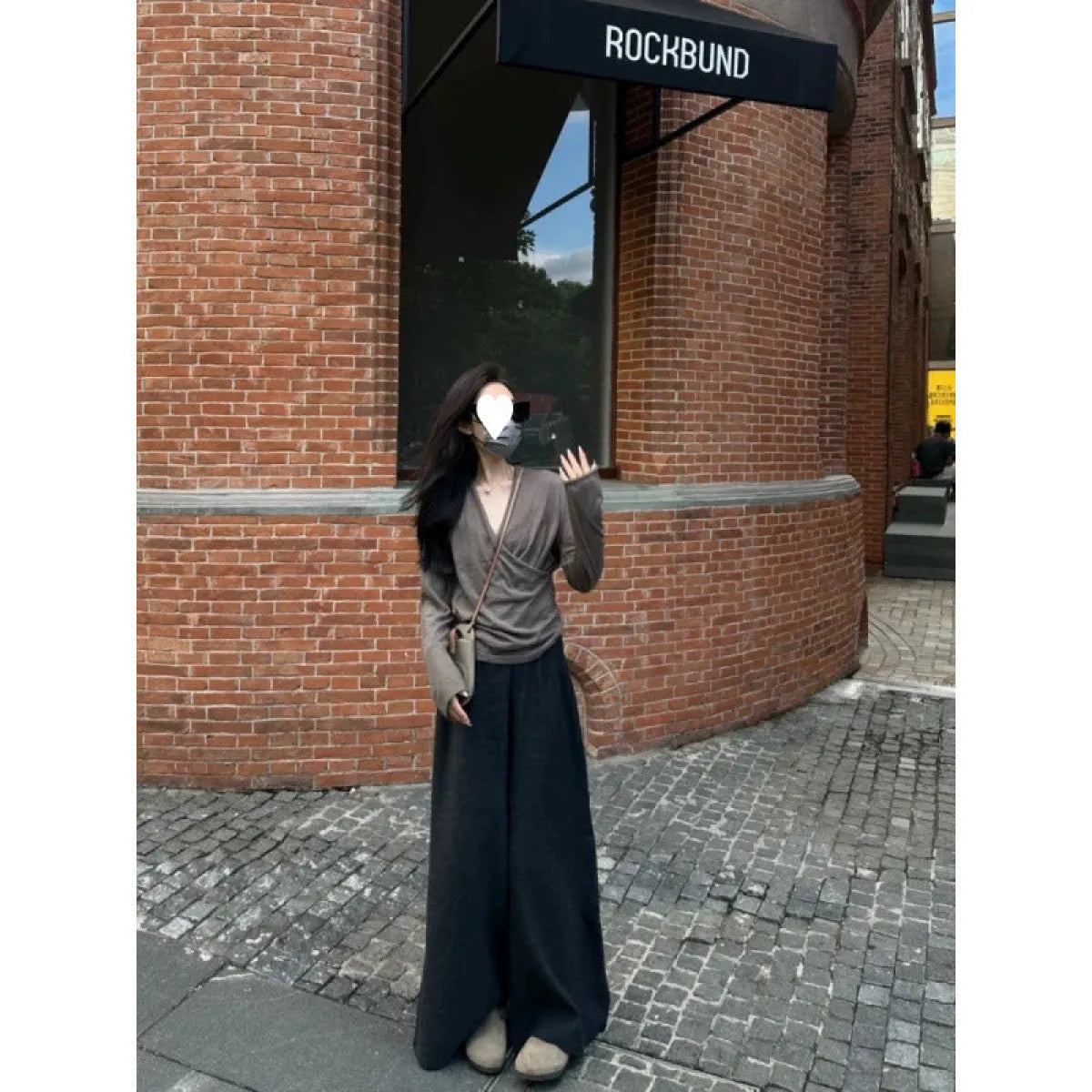 Salt Style V-Neck Top & Wide Leg Pants Set - Best Sellers - Sets / Co-ords - 1