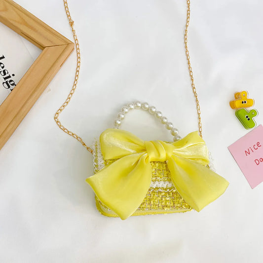 Pearl Bow Korean Shoulder Handbag - Accessories - Handbag / Purse - 15