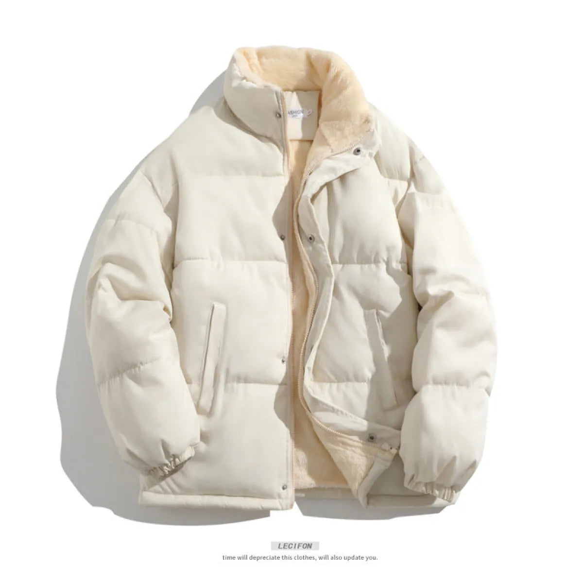 Korean Style Fleece-Lined Loose Jacket - Best Sellers - Jacket - 8