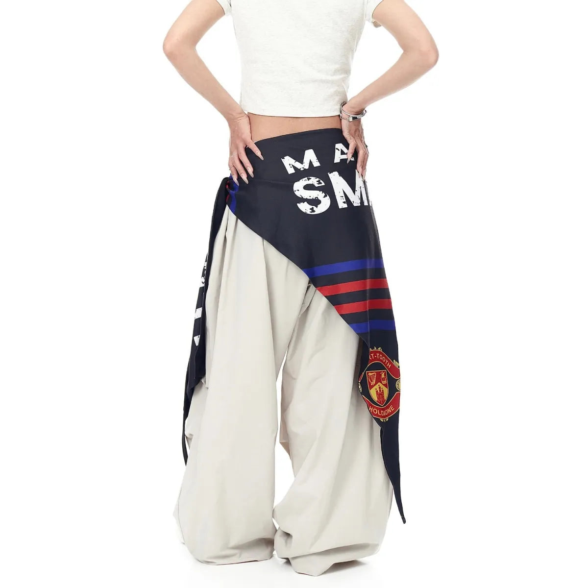 Layered High-Waist Cargo Pants - Best Sellers - Cargo Pants - 1