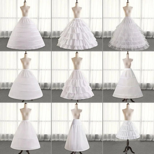 White Bridal Petticoat with Adjustable Waist - Best Sellers - Petticoat - 1