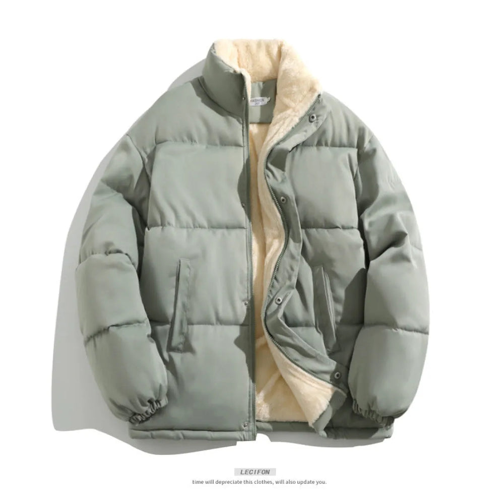 Korean Style Fleece-Lined Loose Jacket - Best Sellers - Jacket - 1