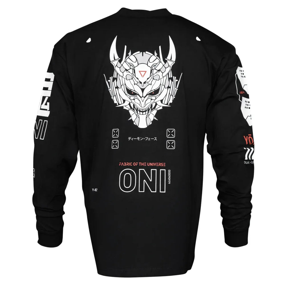 ONI Graphic Long Sleeve Tee by Fabric of the Universe - Best Sellers - T-Shirt - 1