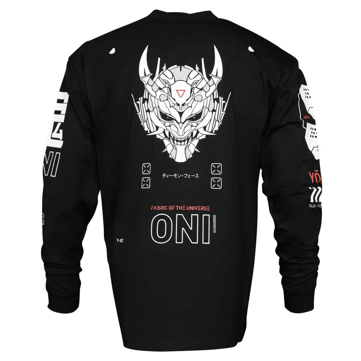 ONI Graphic Long Sleeve Tee by Fabric of the Universe - Best Sellers - T-Shirt - 1