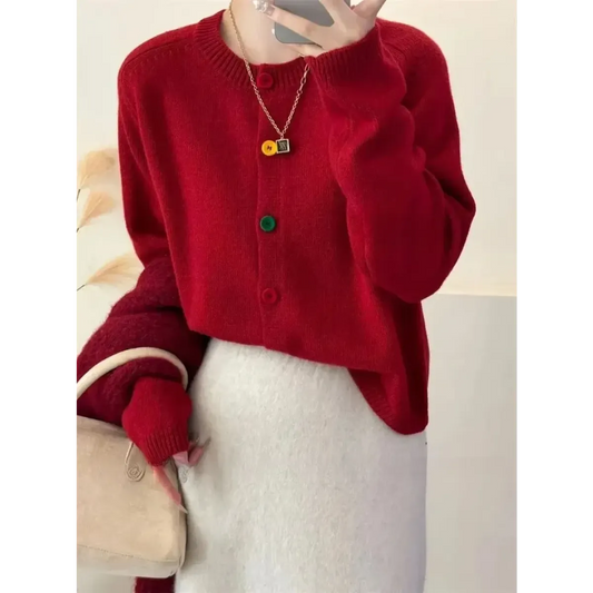 Japanese Academy Style Button Knit Cardigan - Best Sellers - Cardigan - 9