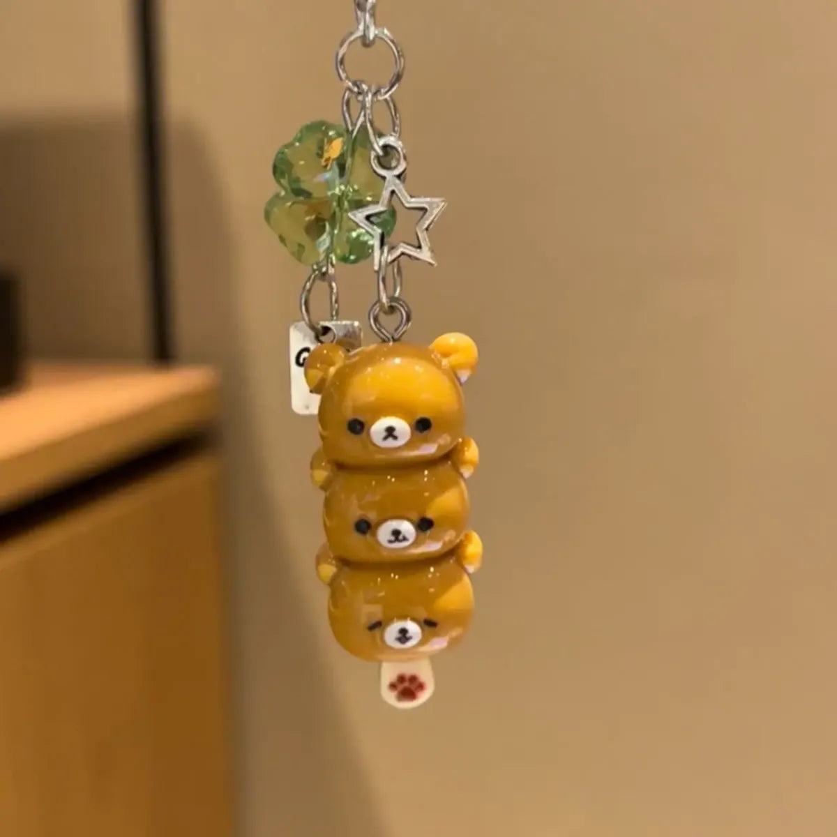 Cute Bear Phone Charm Keychain Pendant - Accessories - Accessories - 7