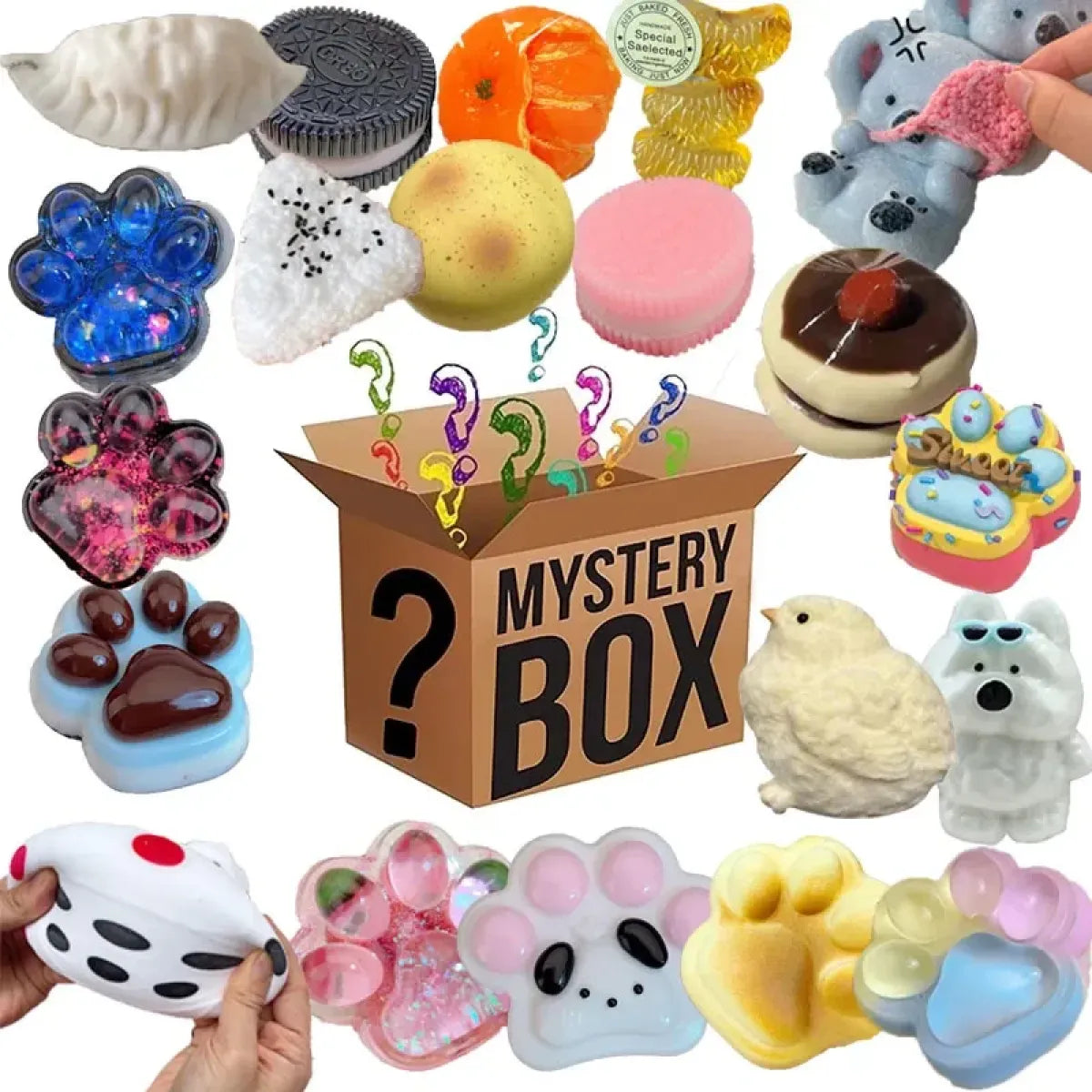 Mystery Kawaii Cat Paw Squishy Fidget Toy - Accessories - Toy - 7