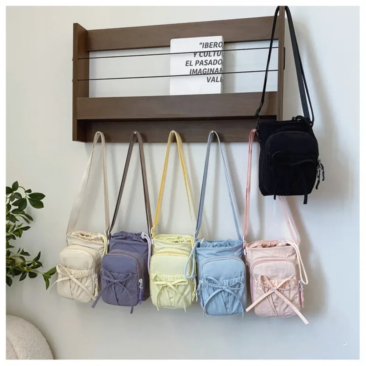 Bowknot Bottle Holder Crossbody Phone Pouch - Accessories - Crossbody Bag - 1