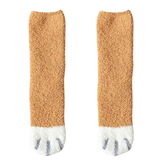 Cat Paw Cartoon Knit Middle Tube Socks - Accessories - Accessories - 7