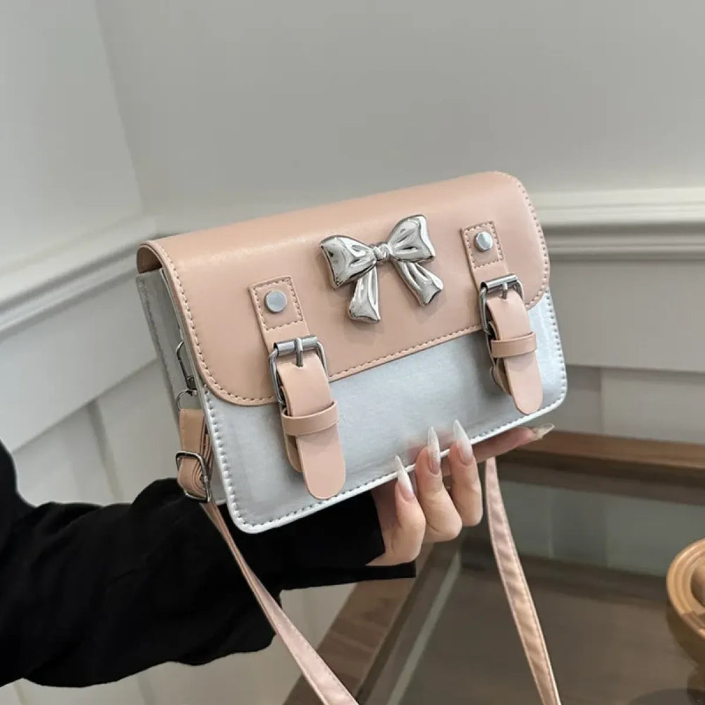 Small Bow Flap Crossbody Bag (Square) - Accessories - Crossbody Bag - 1