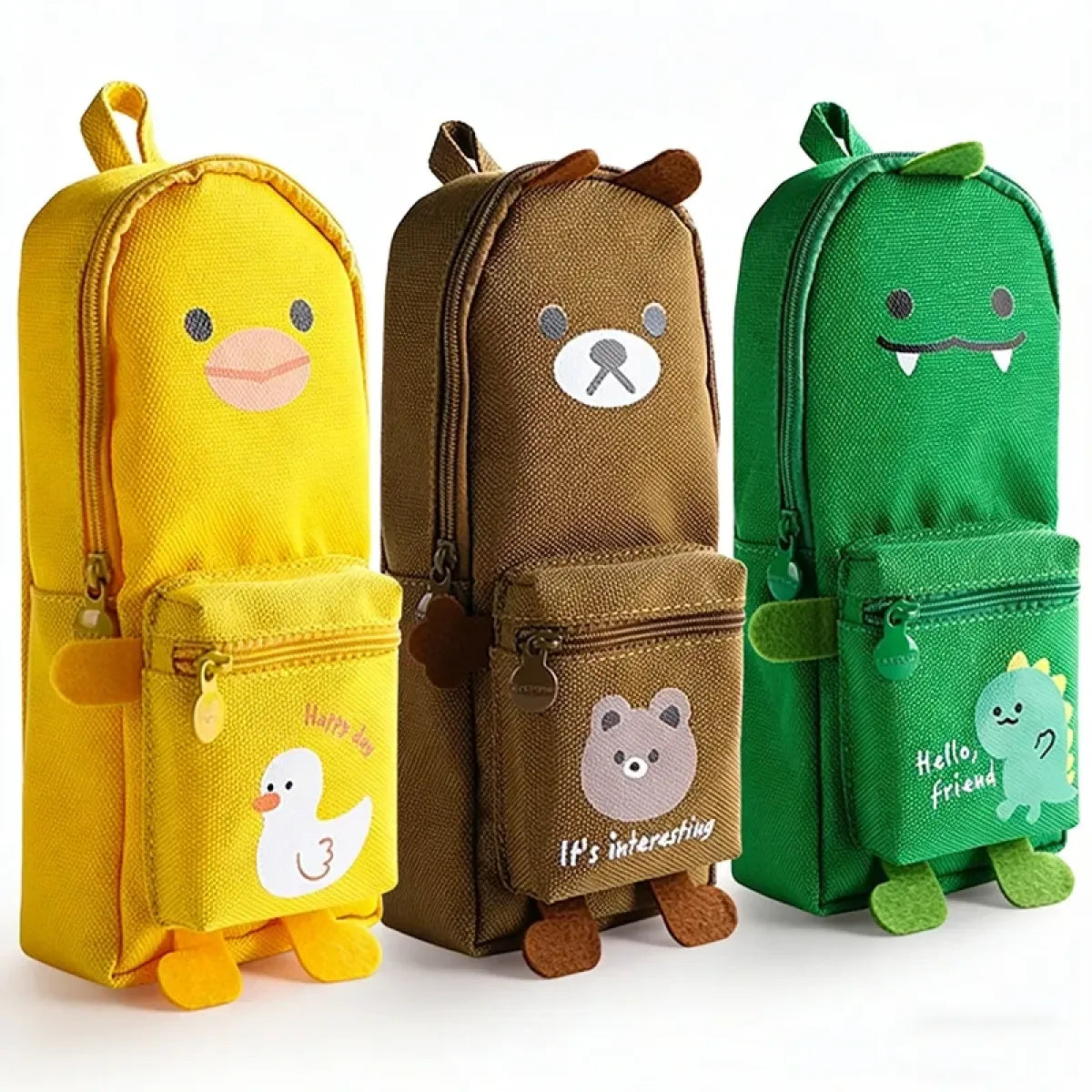 Cartoon Animal Backpack-Style Pencil Case - Accessories - Accessories - 1