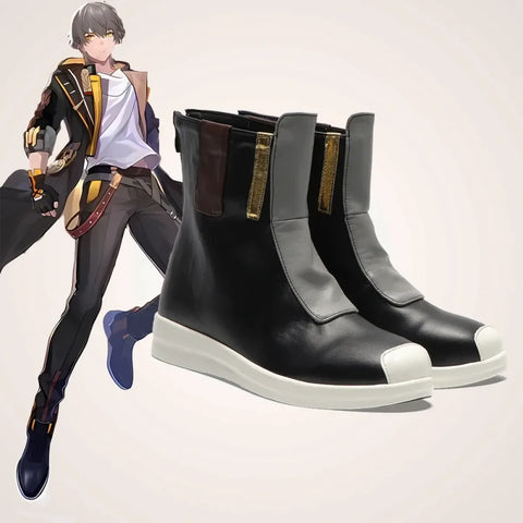Honkai Star Rail Trailblazer Caelus Cosplay Boots - Best Sellers - Boots - 1