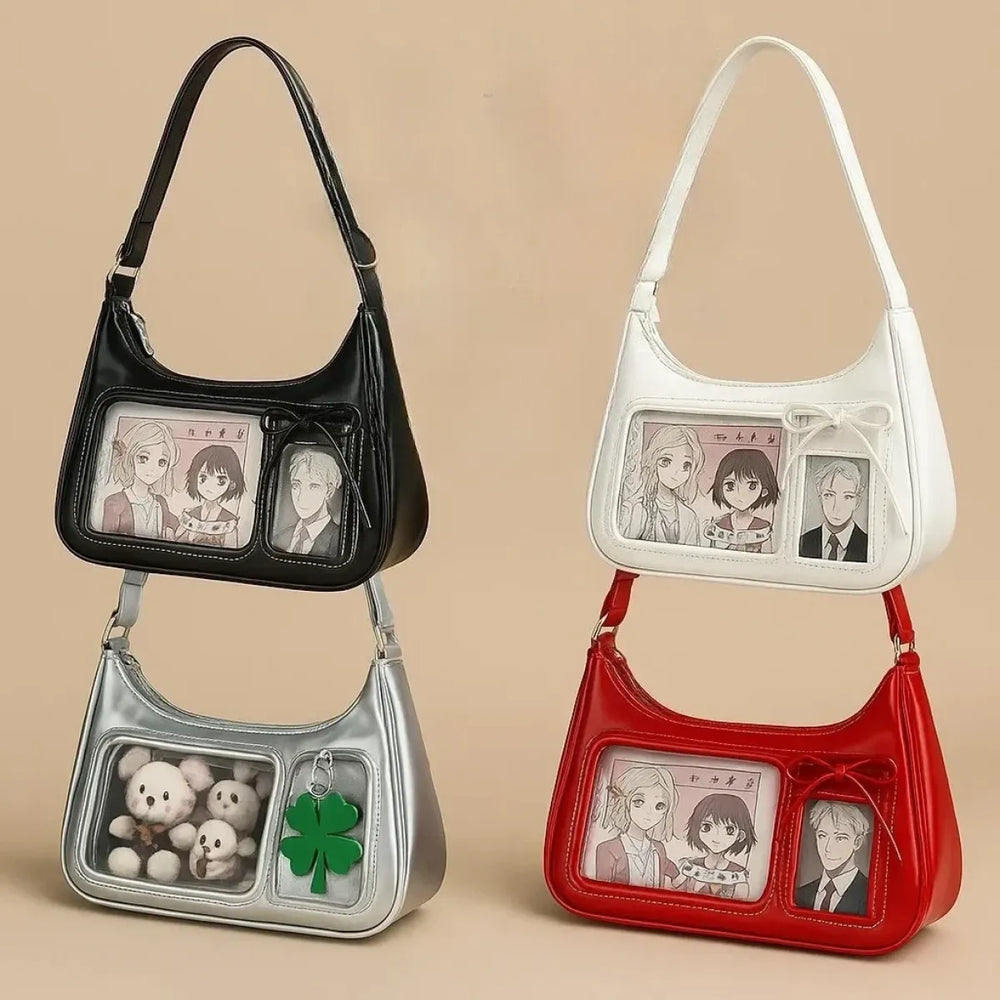 Y2K Harajuku Transparent Ita Shoulder Bag - Accessories - Shoulder Bag - 1