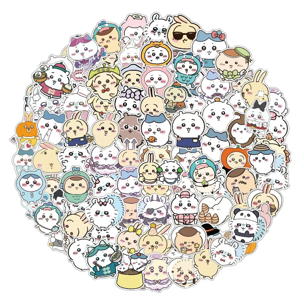 Jiikawa 100pcs Kawaii Waterproof Sticker Set - Best Sellers - Sticker / Decal - 1