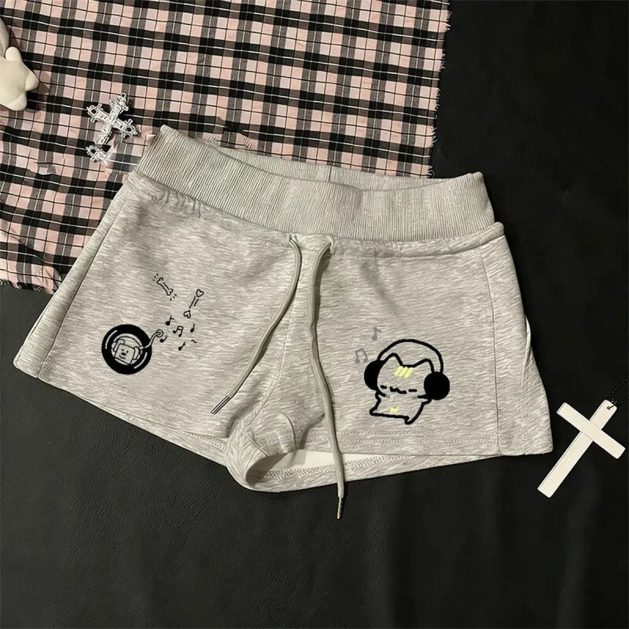High Waist Elastic Waist Summer Shorts - Best Sellers - Shorts - 1