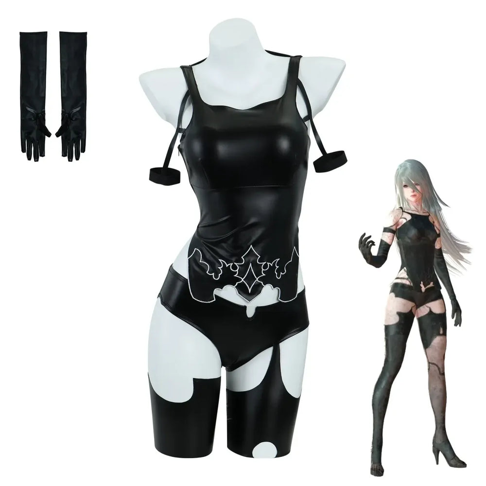 NieR:Automata A2 Black Battle Suit Cosplay Set - Best Sellers - Cosplay Outfit - 1