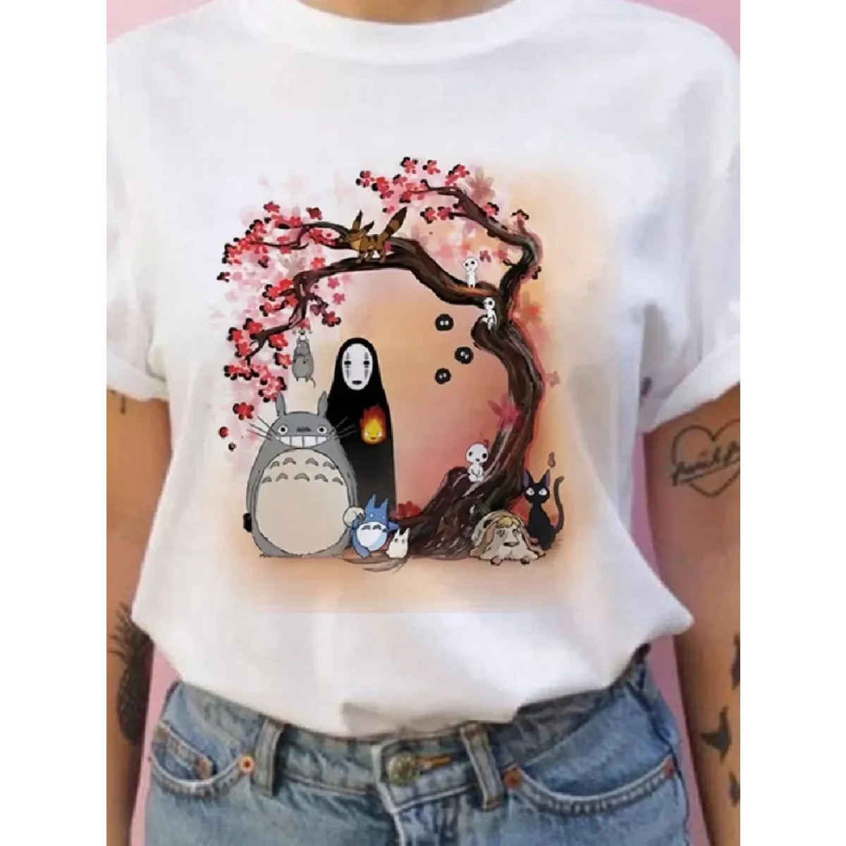 Totoro Harajuku Short Sleeve T-Shirt - Best Sellers - T-Shirt - 1