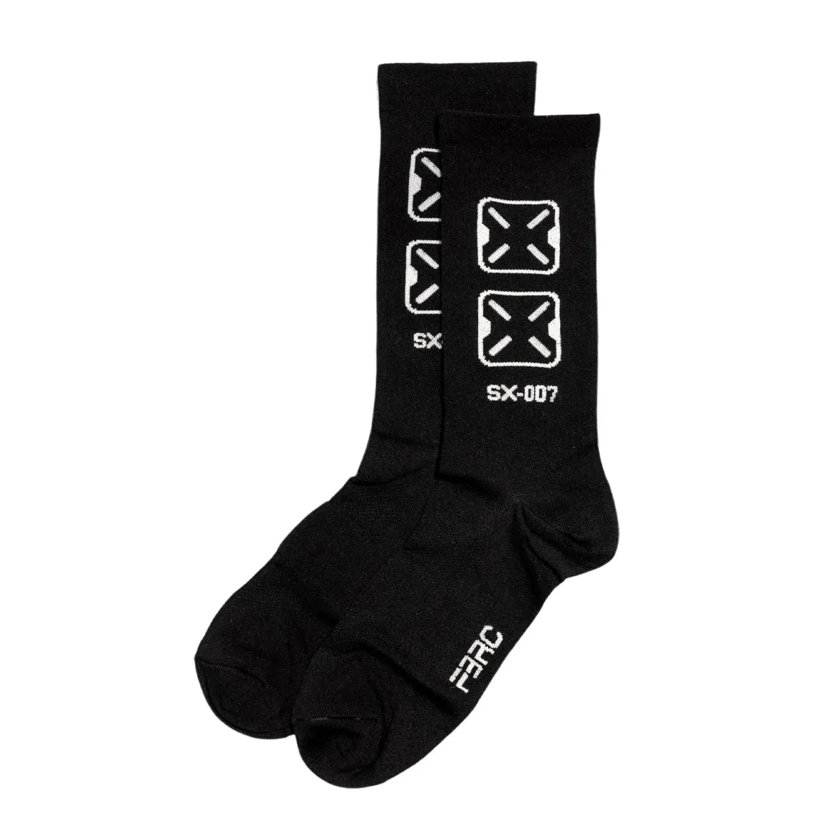SX-007 Black Crew Socks with Signature Logo - Best Sellers - Accessory - 1