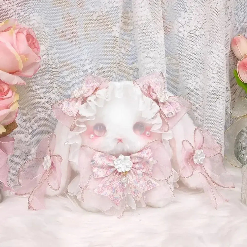 Lolita Rabbit Bow Patchwork Shoulder & Crossbody Bag - Accessories - Shoulder Bag - 1