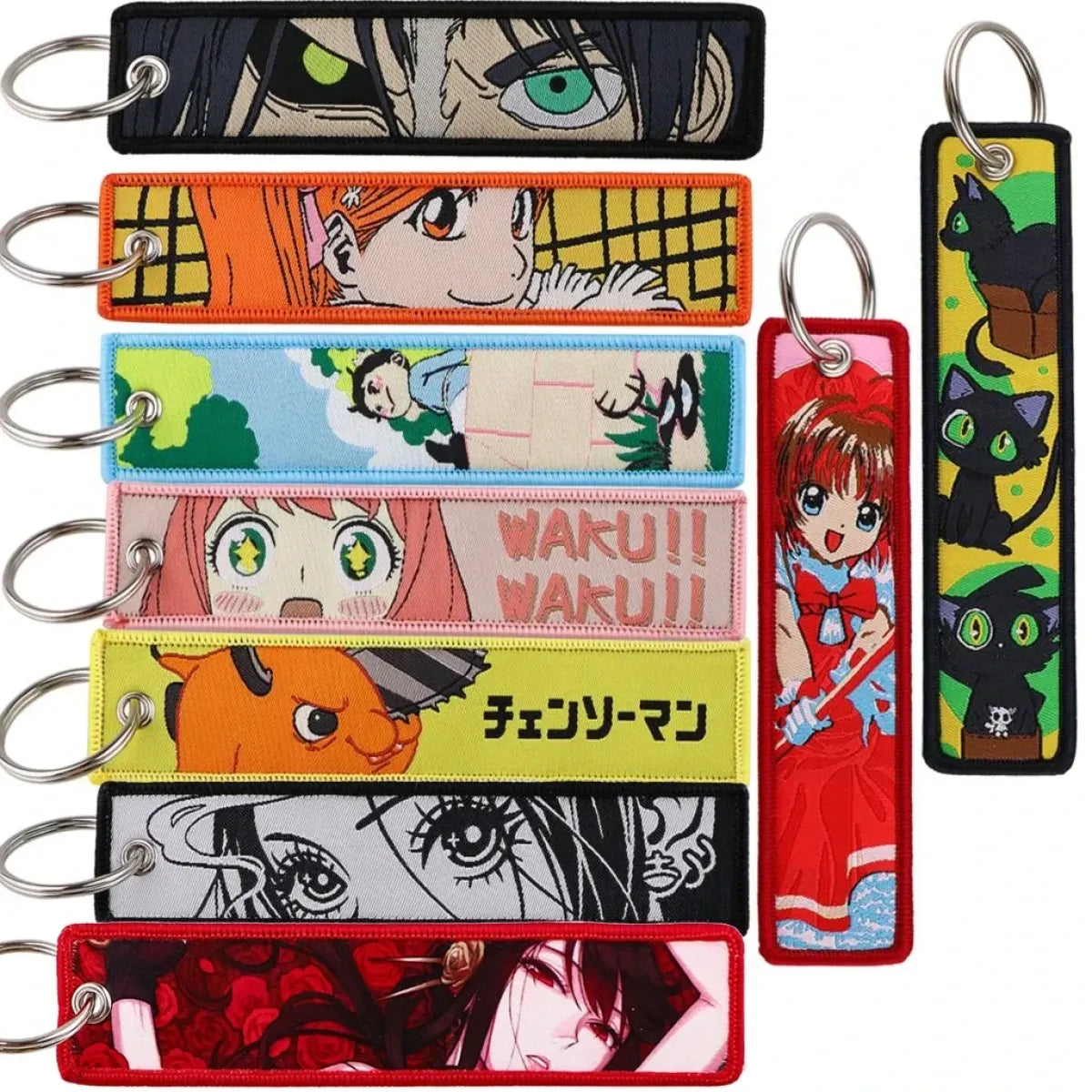 Waku Waku Embroidered Key Tag Keychain - Best Sellers - Accessories - 1