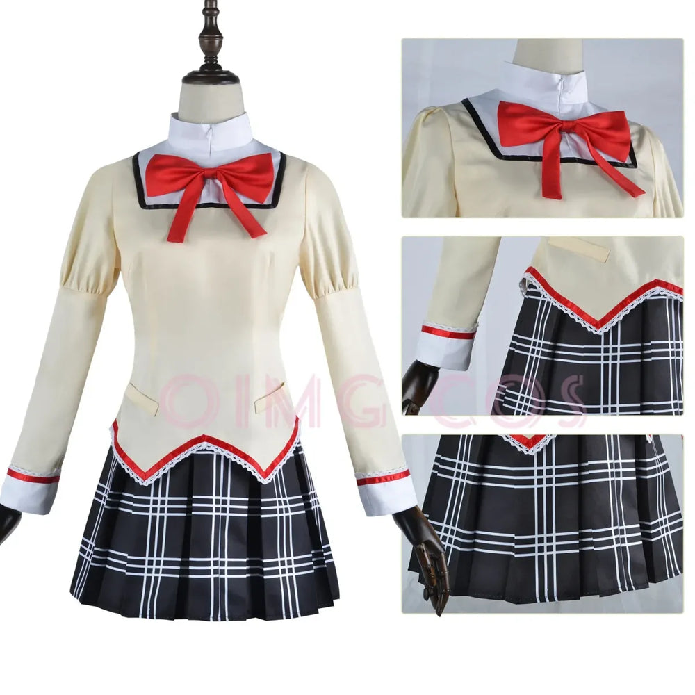 Kaname Madoka Cosplay School Uniform Set - Anime Core - Cosplay Outfit - 1