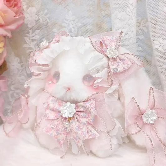 Lolita Rabbit Bow Patchwork Shoulder & Crossbody Bag - Accessories - Shoulder Bag - 7