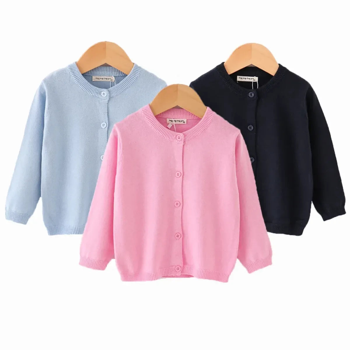 Kids Solid Knit Cardigan Sweater - Best Sellers - Cardigan - 1