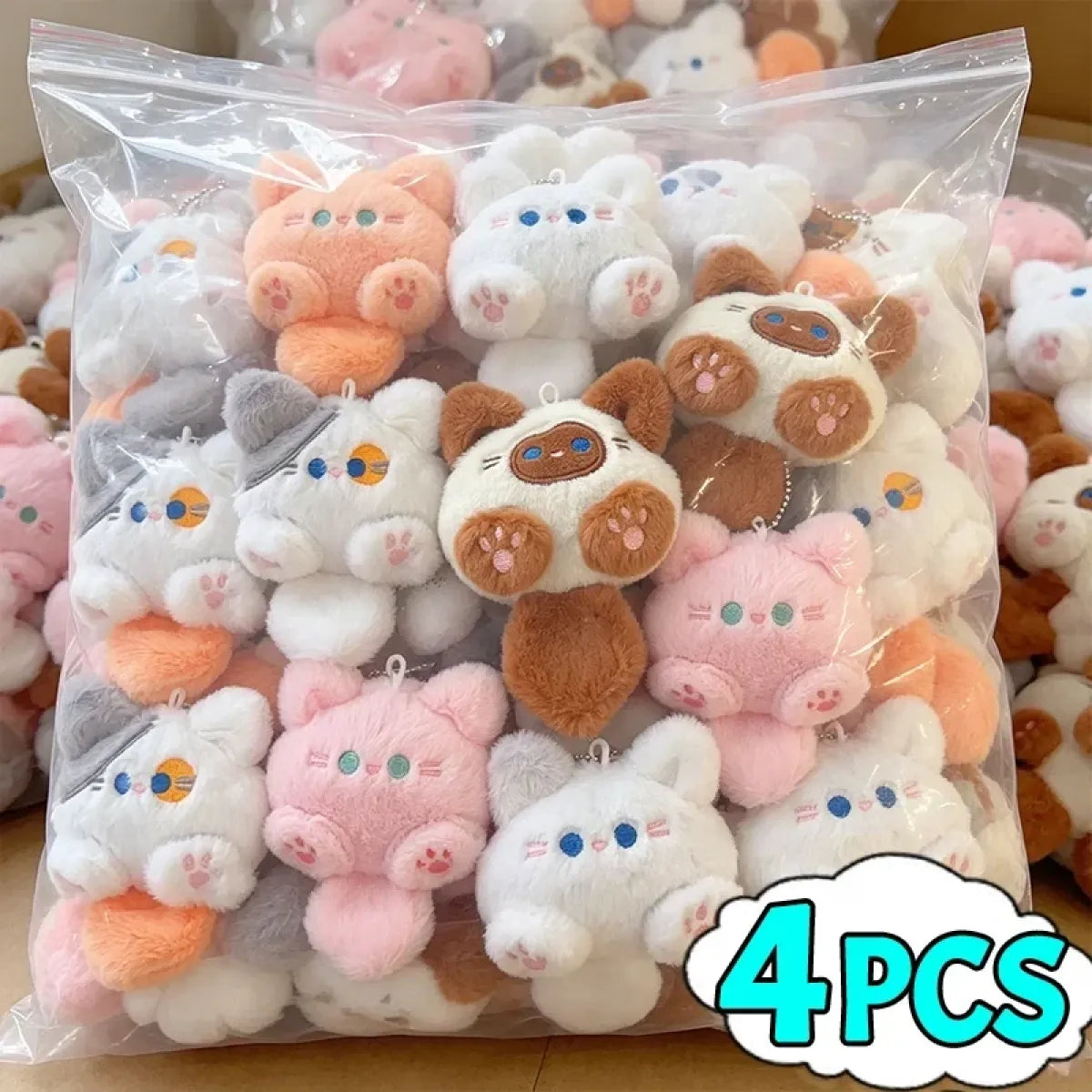 Mini Cat Plush Keychain Bag Charm - Best Sellers - Plush / Plushie - 1