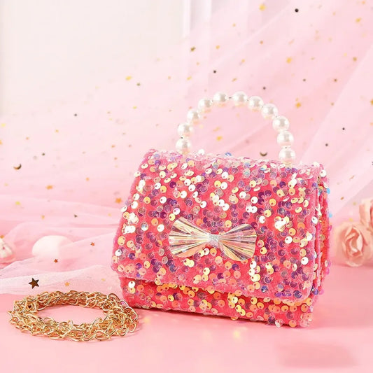 Princess Bow Sequin Crossbody Bag - Accessories - Crossbody Bag - 9