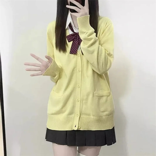 Loose Fit V-Neck Knit Cardigan - Best Sellers - Cardigan - 1