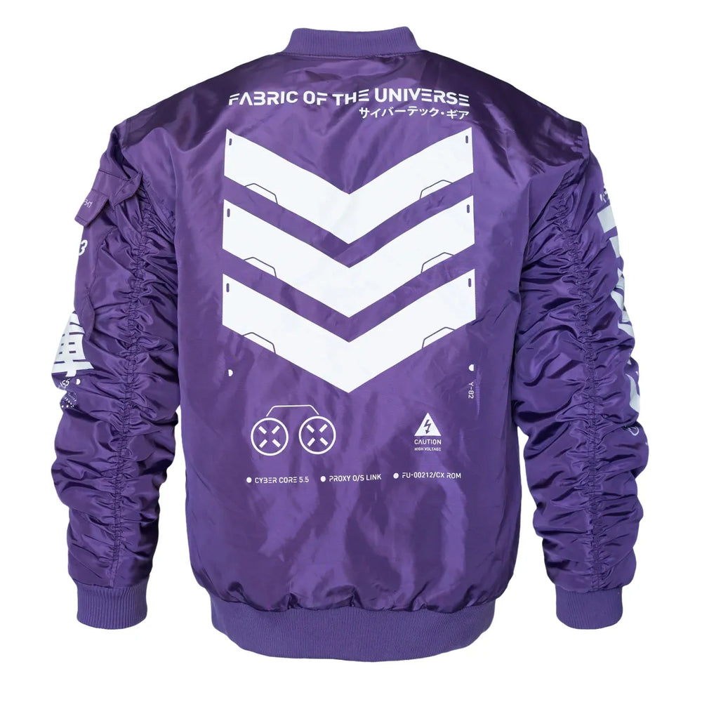 V3-3 Cybercore Purple Bomber Jacket - Best Sellers - Jacket - 1