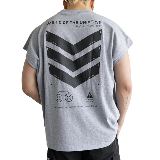 V3-3 Grey Oversized Sleeveless T-Shirt - Best Sellers - Tank Top / Cami - 1