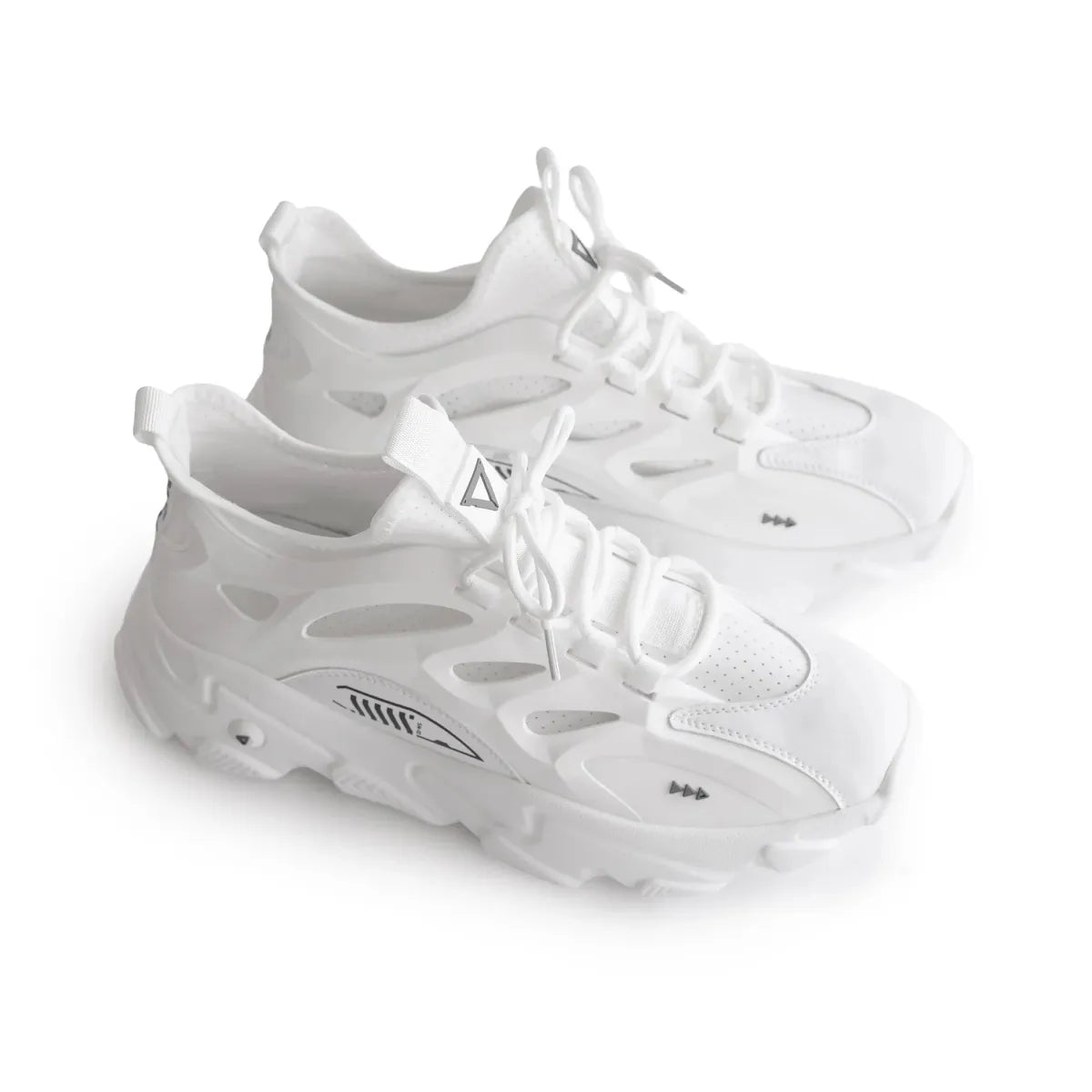 SN-Type 02B Futuristic White Sneakers - Best Sellers - Sneakers - 1