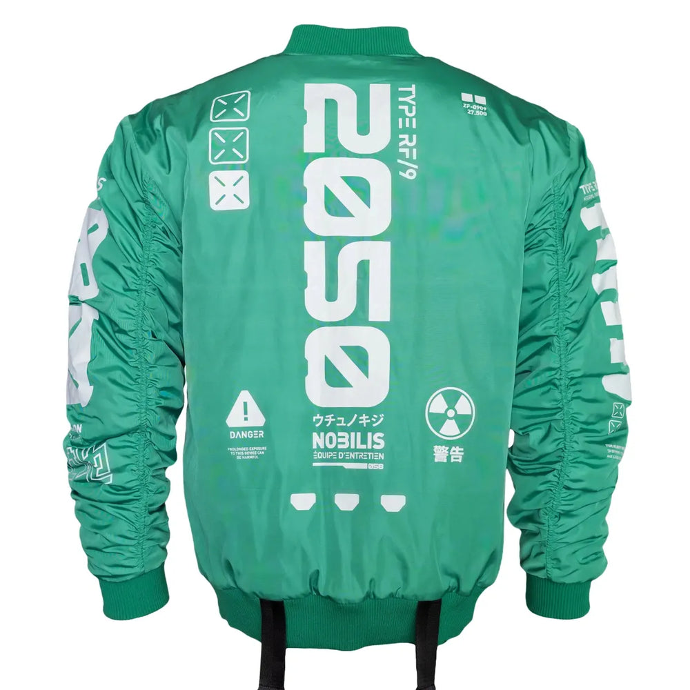 Y-2050 Techwear Green Bomber Jacket - Best Sellers - Bomber Jacket - 1