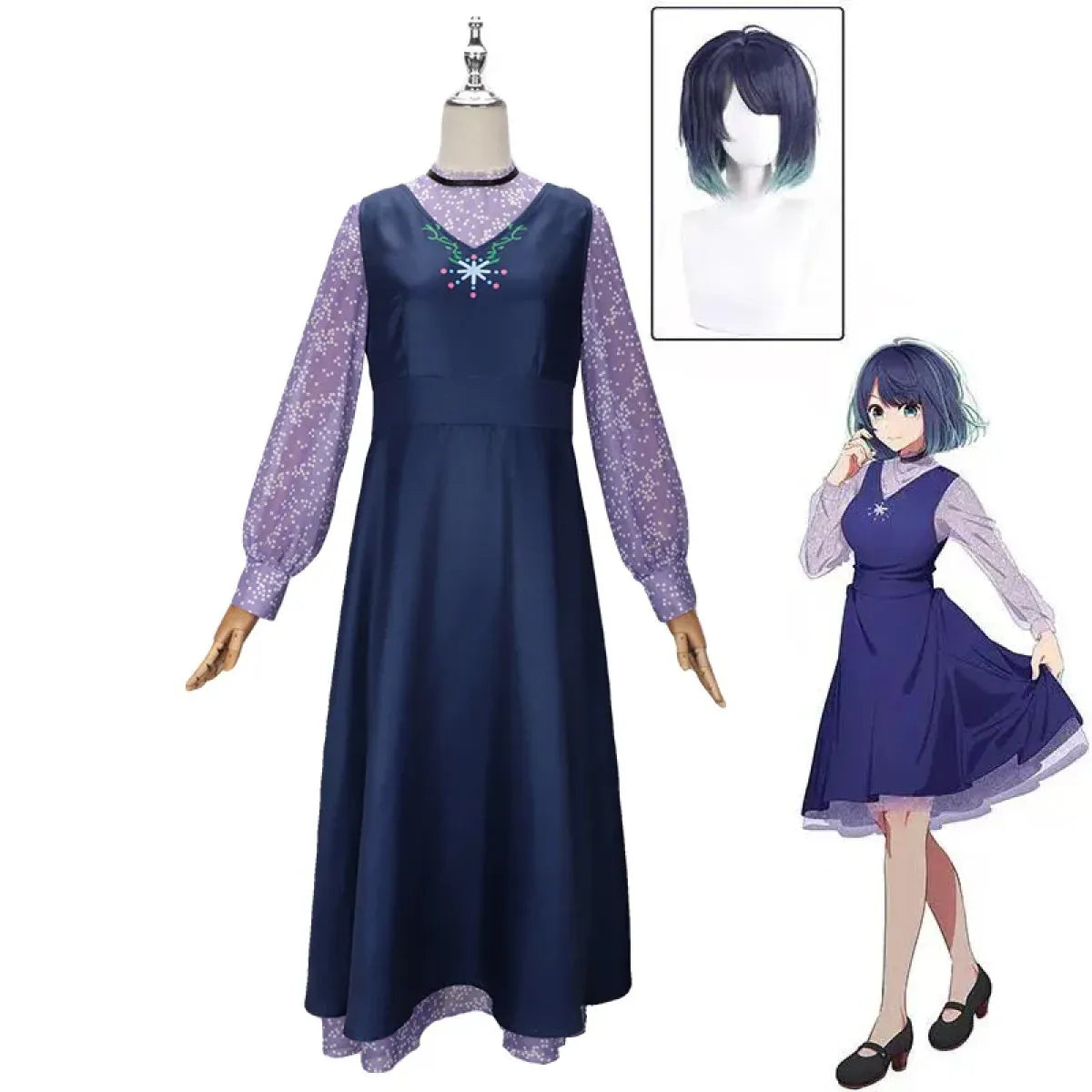 Akane Kurokawa Oshi No Ko Cosplay Dress Set - All Dresses - Cosplay - 2