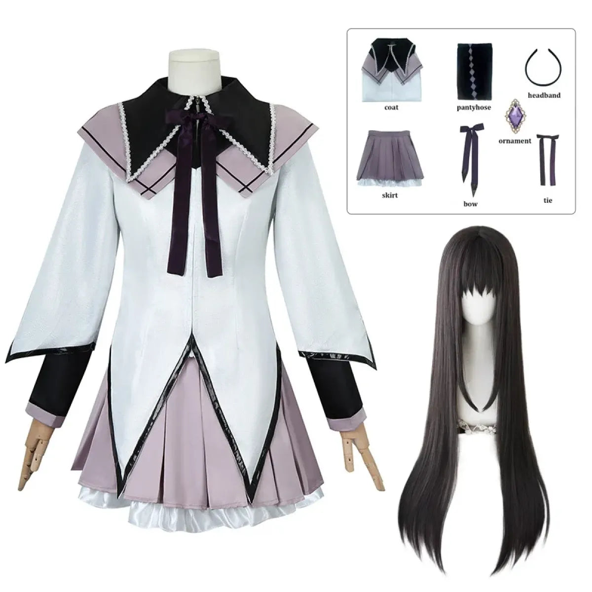 Akemi Homura Cosplay Set – Puella Magi Madoka Magica - Anime - Cosplay - 1